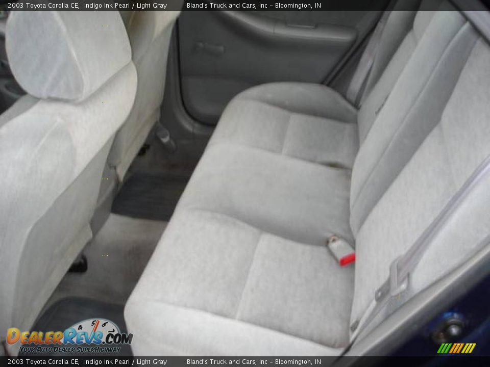 2003 Toyota Corolla CE Indigo Ink Pearl / Light Gray Photo #7