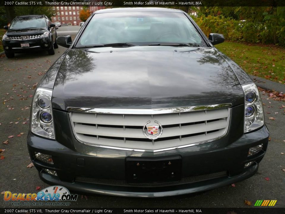 2007 Cadillac STS V8 Thunder Gray ChromaFlair / Light Gray Photo #1