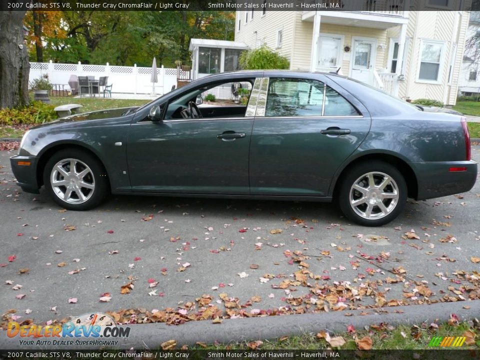2007 Cadillac STS V8 Thunder Gray ChromaFlair / Light Gray Photo #4