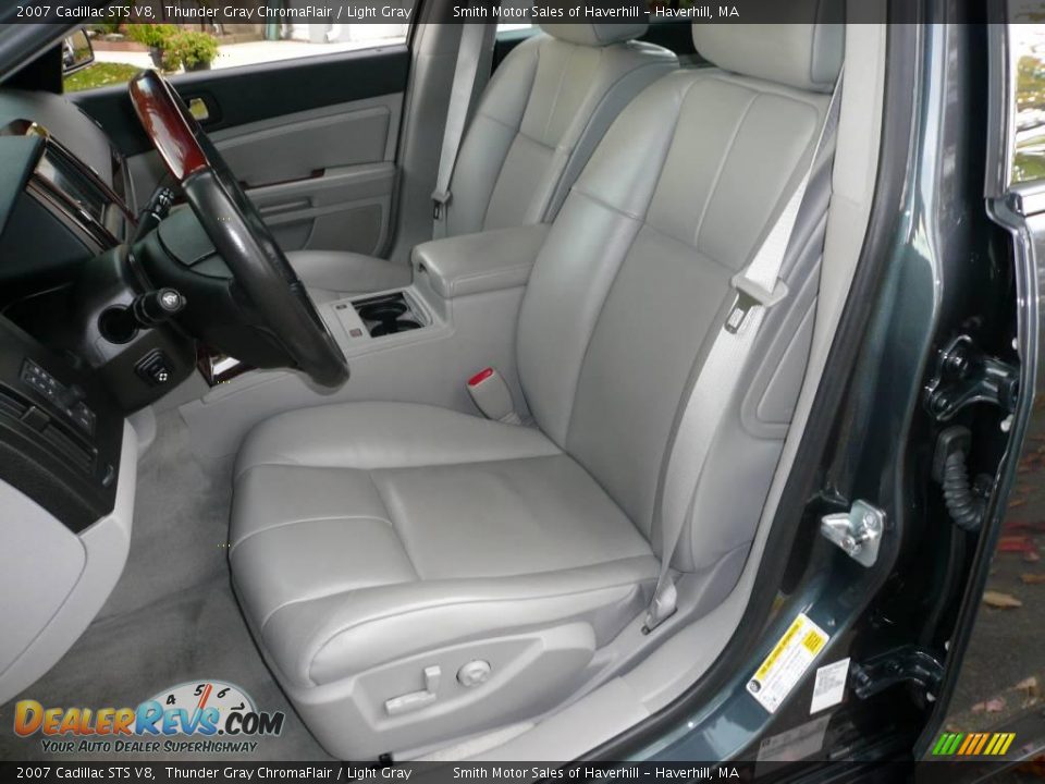 2007 Cadillac STS V8 Thunder Gray ChromaFlair / Light Gray Photo #6