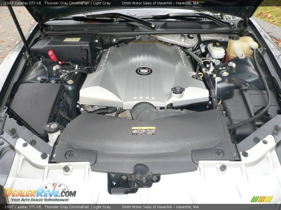 2007 Cadillac STS V8 Thunder Gray ChromaFlair / Light Gray Photo #10