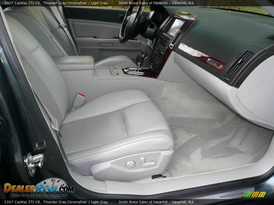 2007 Cadillac STS V8 Thunder Gray ChromaFlair / Light Gray Photo #11