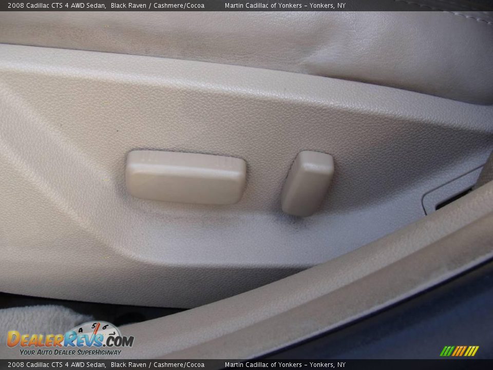 2008 Cadillac CTS 4 AWD Sedan Black Raven / Cashmere/Cocoa Photo #13