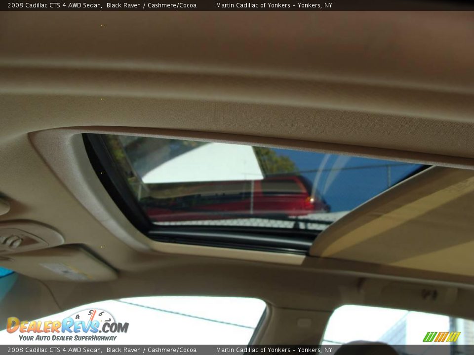 2008 Cadillac CTS 4 AWD Sedan Black Raven / Cashmere/Cocoa Photo #14