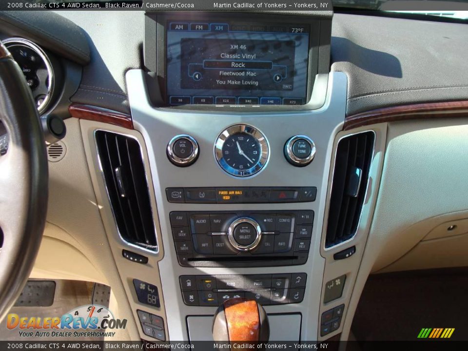 2008 Cadillac CTS 4 AWD Sedan Black Raven / Cashmere/Cocoa Photo #20