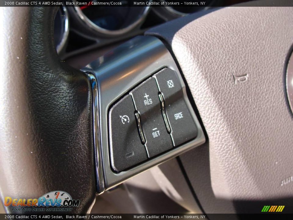 2008 Cadillac CTS 4 AWD Sedan Black Raven / Cashmere/Cocoa Photo #24