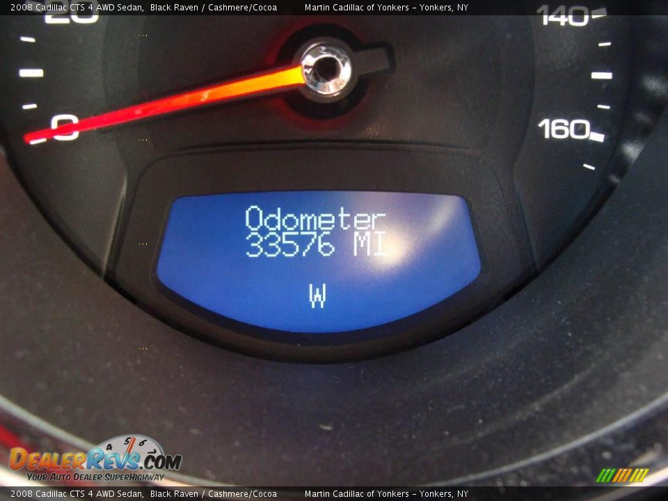 2008 Cadillac CTS 4 AWD Sedan Black Raven / Cashmere/Cocoa Photo #26