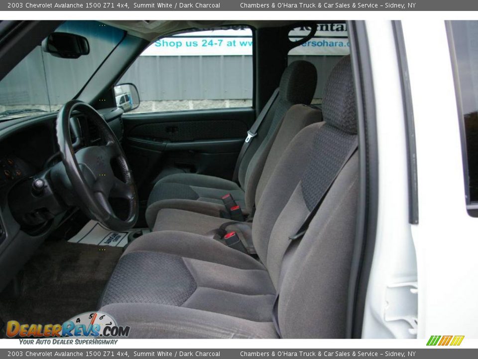 2003 Chevrolet Avalanche 1500 Z71 4x4 Summit White / Dark Charcoal Photo #3