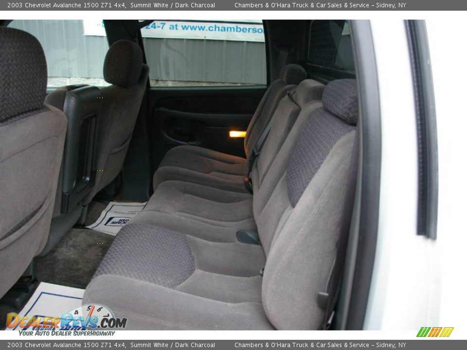 2003 Chevrolet Avalanche 1500 Z71 4x4 Summit White / Dark Charcoal Photo #9