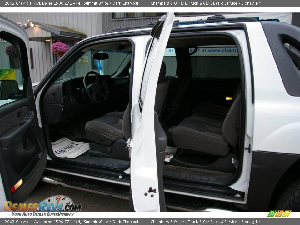 2003 Chevrolet Avalanche 1500 Z71 4x4 Summit White / Dark Charcoal Photo #10