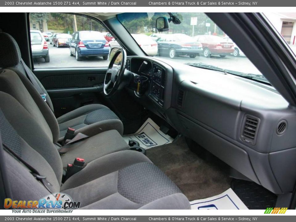 2003 Chevrolet Avalanche 1500 Z71 4x4 Summit White / Dark Charcoal Photo #14