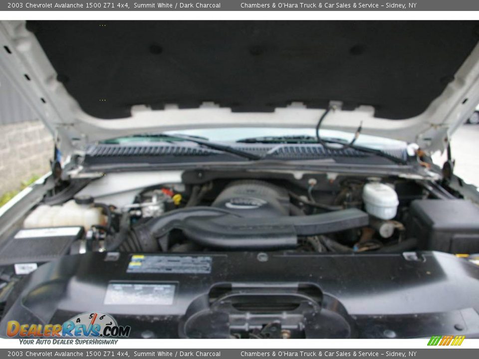 2003 Chevrolet Avalanche 1500 Z71 4x4 Summit White / Dark Charcoal Photo #16