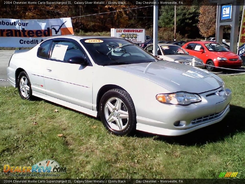2004 Chevrolet Monte Carlo Supercharged SS Galaxy Silver Metallic / Ebony Black Photo #1