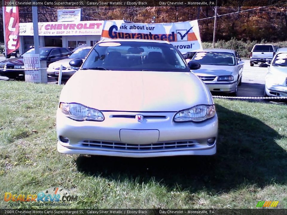 2004 Chevrolet Monte Carlo Supercharged SS Galaxy Silver Metallic / Ebony Black Photo #2