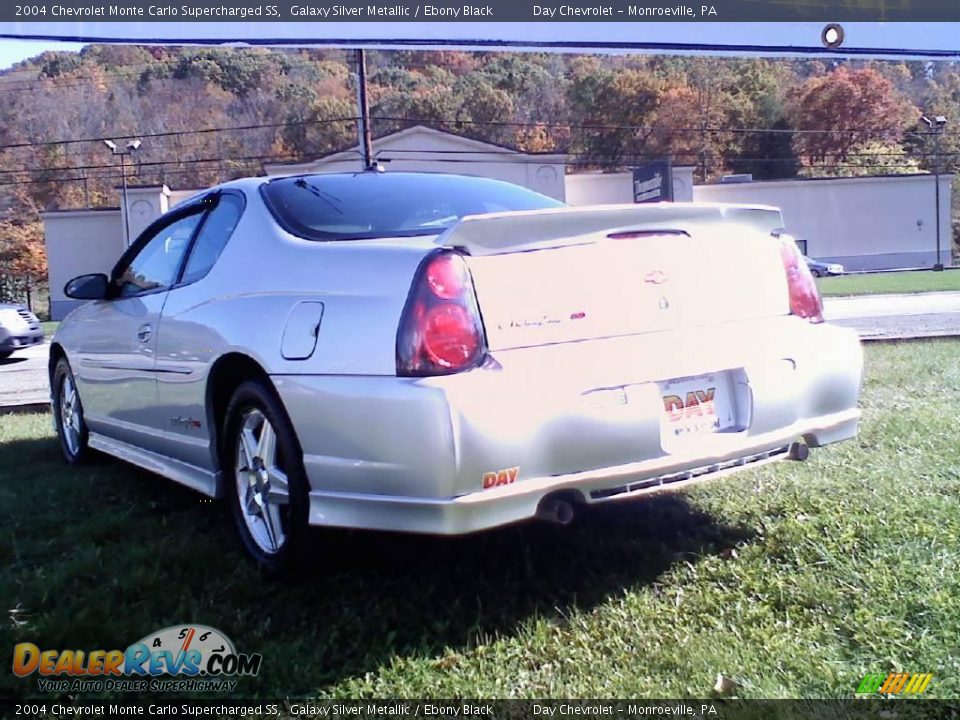 2004 Chevrolet Monte Carlo Supercharged SS Galaxy Silver Metallic / Ebony Black Photo #4