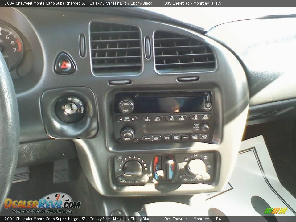 2004 Chevrolet Monte Carlo Supercharged SS Galaxy Silver Metallic / Ebony Black Photo #14