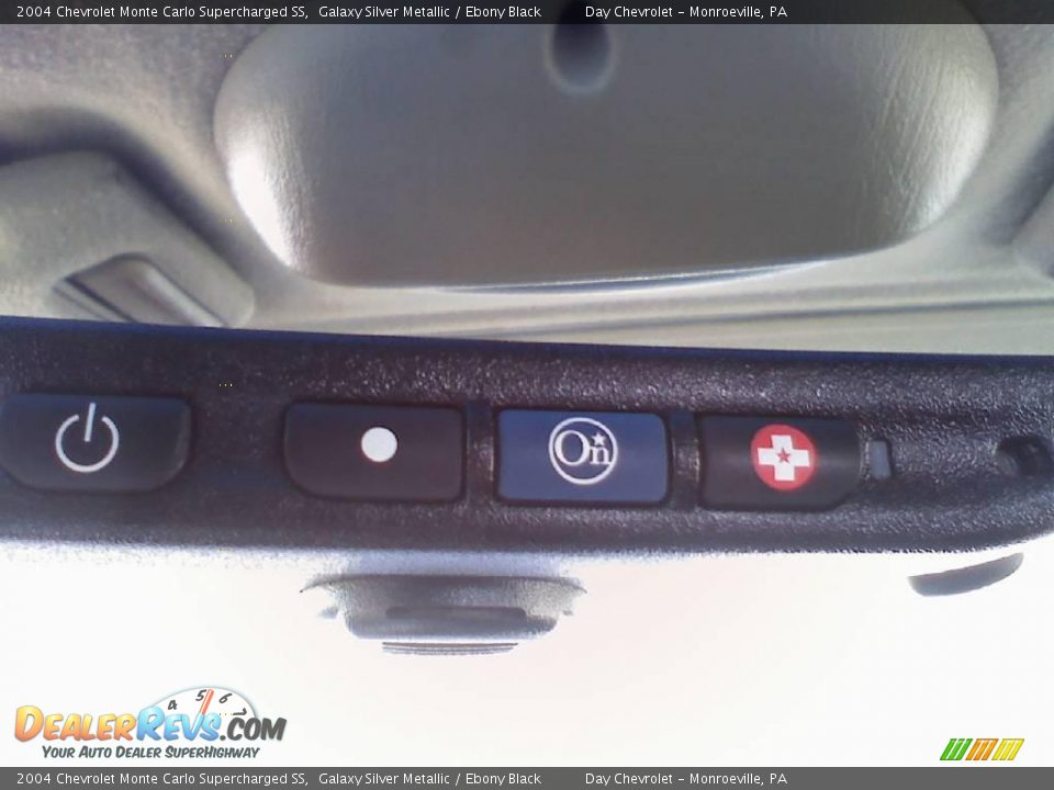 2004 Chevrolet Monte Carlo Supercharged SS Galaxy Silver Metallic / Ebony Black Photo #15