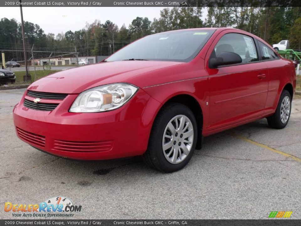 2009 Chevrolet Cobalt LS Coupe Victory Red / Gray Photo #2