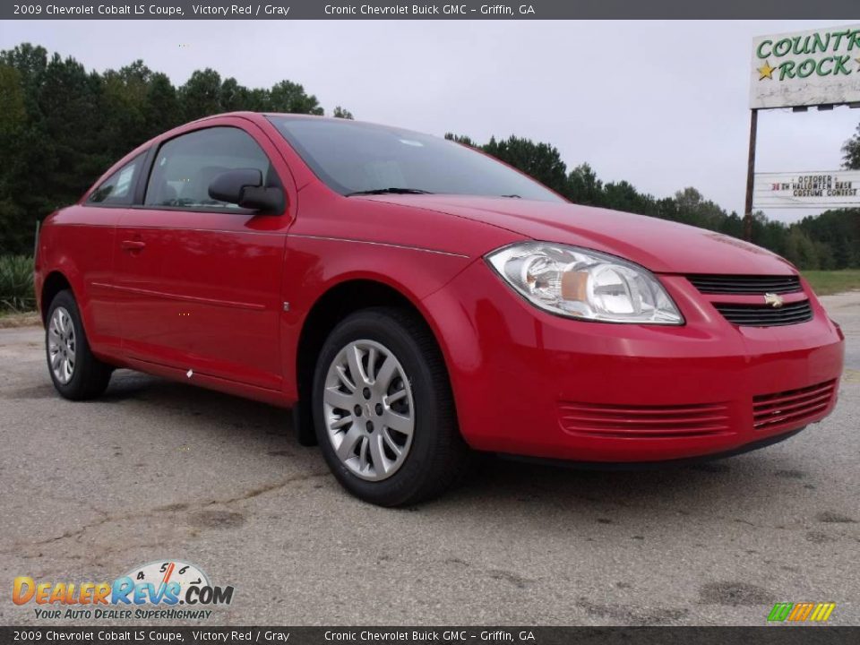 2009 Chevrolet Cobalt LS Coupe Victory Red / Gray Photo #4