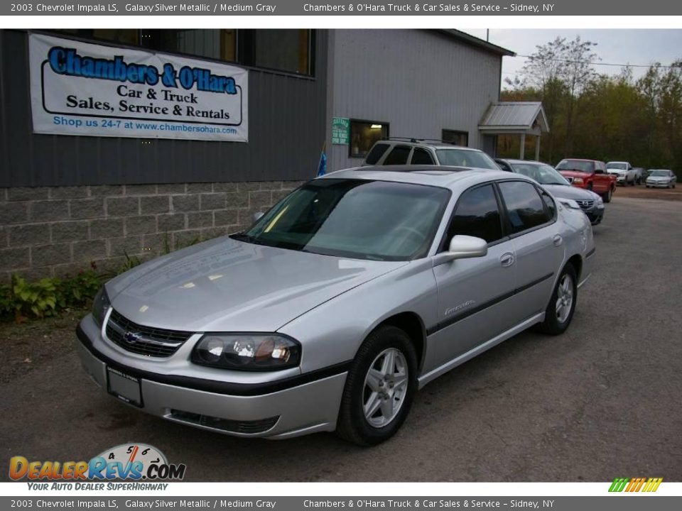 2003 Chevrolet Impala LS Galaxy Silver Metallic / Medium Gray Photo #1