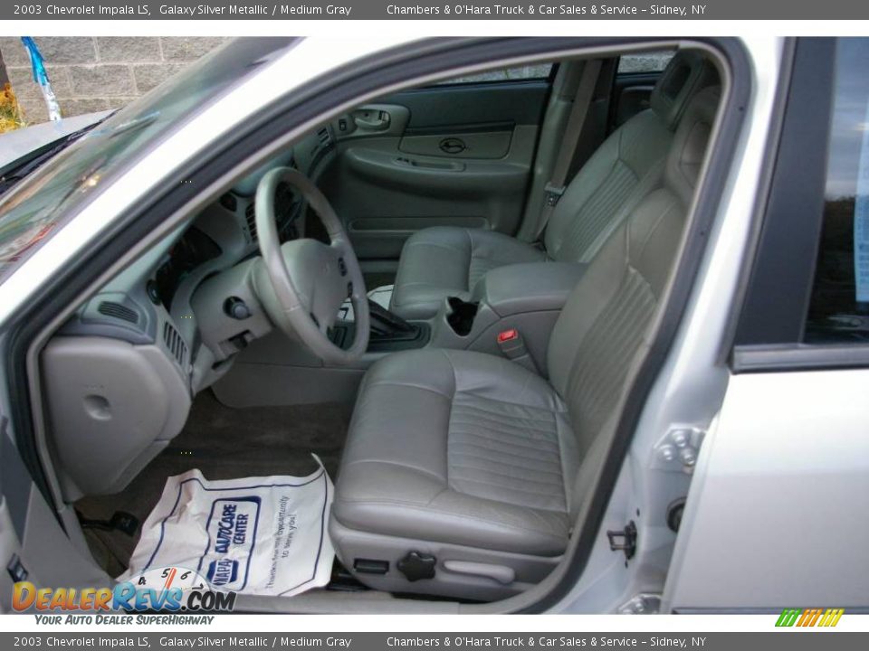 2003 Chevrolet Impala LS Galaxy Silver Metallic / Medium Gray Photo #3