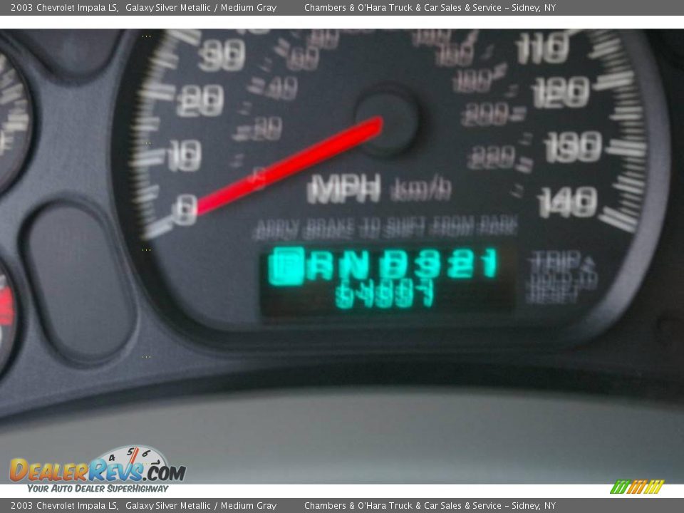 2003 Chevrolet Impala LS Galaxy Silver Metallic / Medium Gray Photo #5