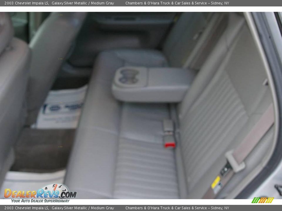 2003 Chevrolet Impala LS Galaxy Silver Metallic / Medium Gray Photo #8