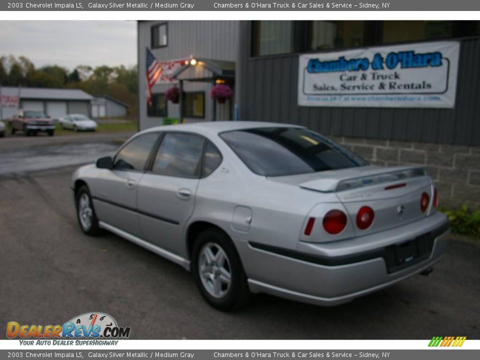 2003 Chevrolet Impala LS Galaxy Silver Metallic / Medium Gray Photo #10