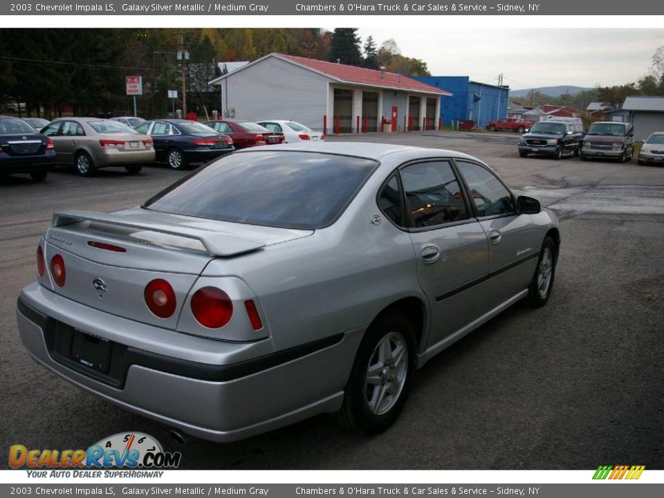 2003 Chevrolet Impala LS Galaxy Silver Metallic / Medium Gray Photo #12