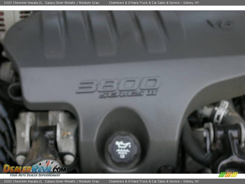 2003 Chevrolet Impala LS Galaxy Silver Metallic / Medium Gray Photo #14