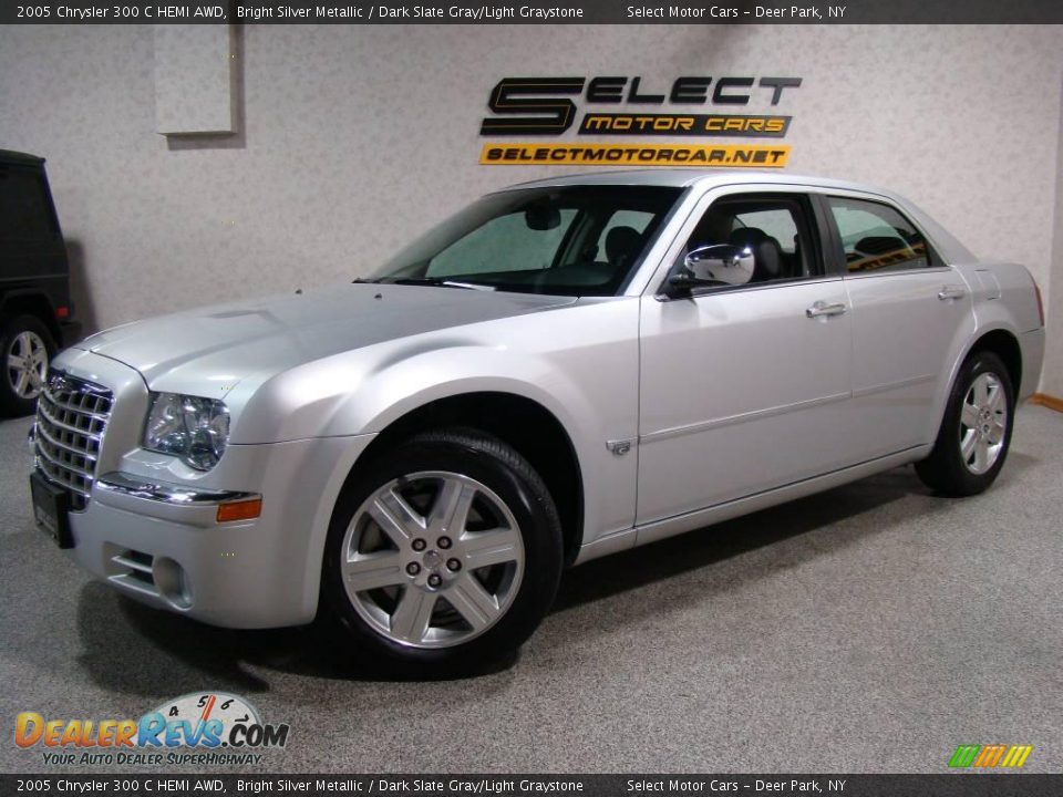 2005 Chrysler 300 C HEMI AWD Bright Silver Metallic / Dark Slate Gray/Light Graystone Photo #1