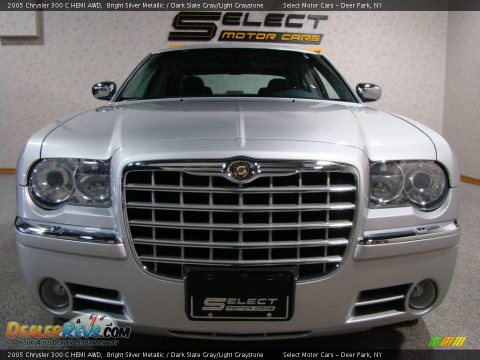 2005 Chrysler 300 C HEMI AWD Bright Silver Metallic / Dark Slate Gray/Light Graystone Photo #2