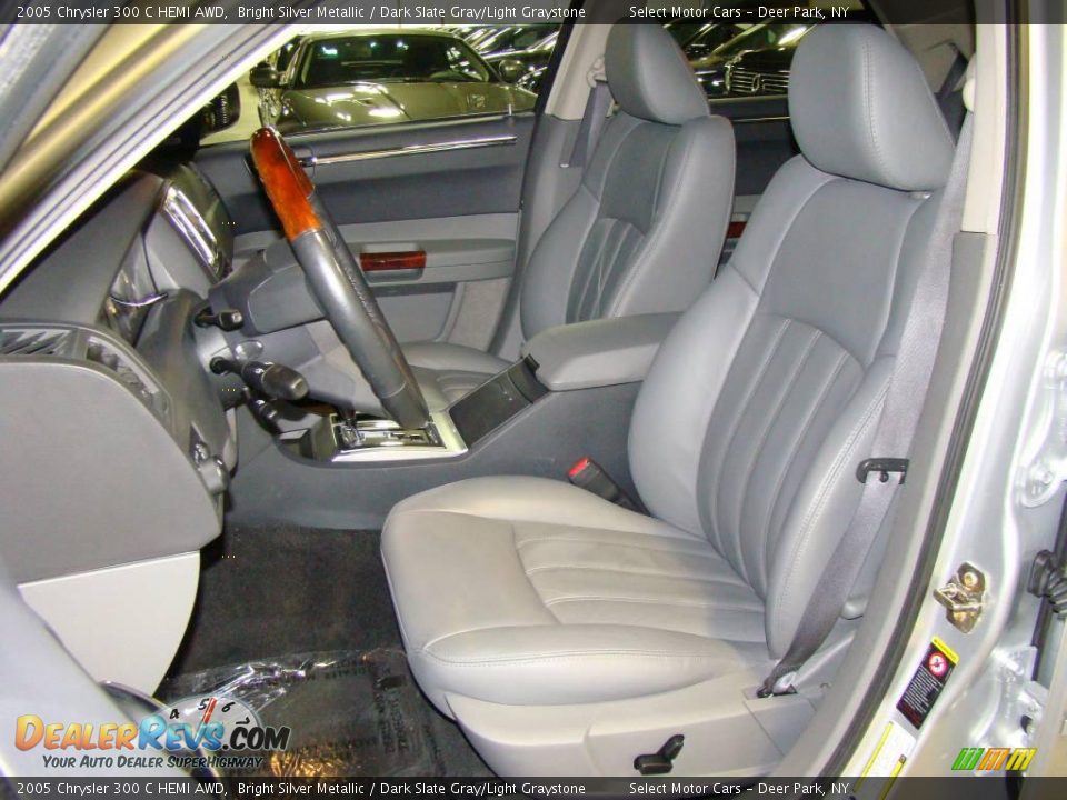 2005 Chrysler 300 C HEMI AWD Bright Silver Metallic / Dark Slate Gray/Light Graystone Photo #6