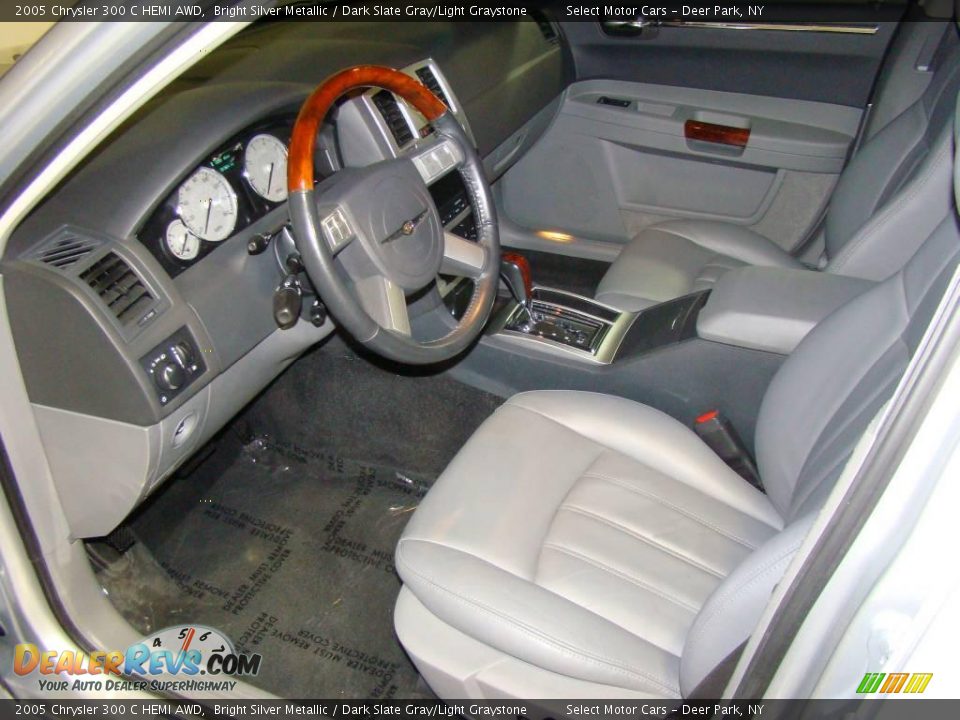 2005 Chrysler 300 C HEMI AWD Bright Silver Metallic / Dark Slate Gray/Light Graystone Photo #7