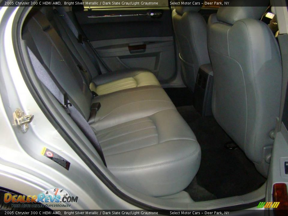 2005 Chrysler 300 C HEMI AWD Bright Silver Metallic / Dark Slate Gray/Light Graystone Photo #13