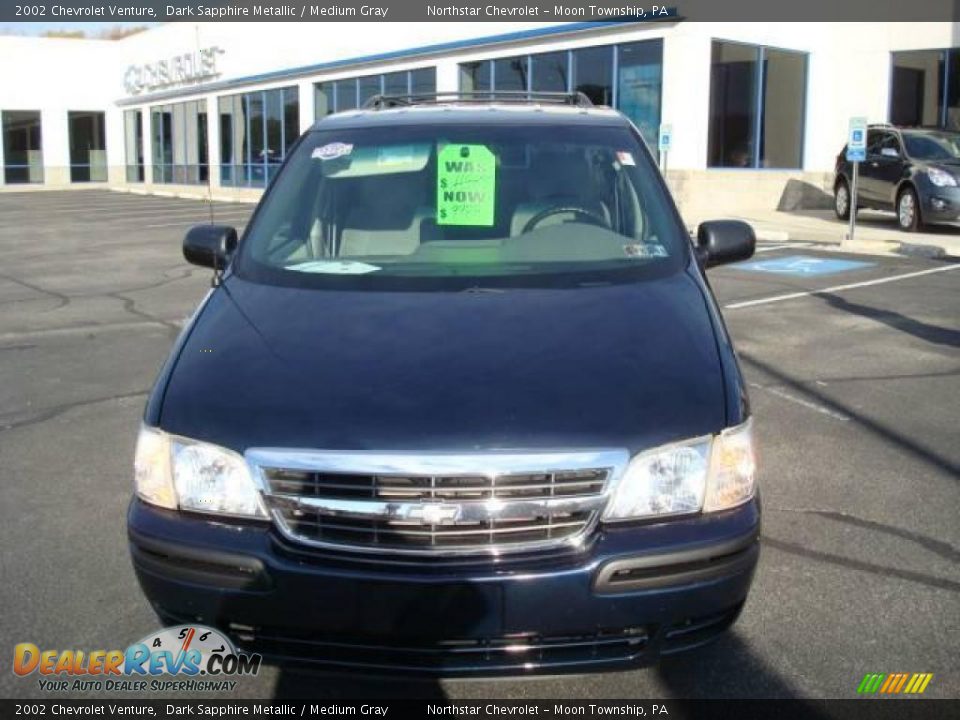 2002 Chevrolet Venture Dark Sapphire Metallic / Medium Gray Photo #8