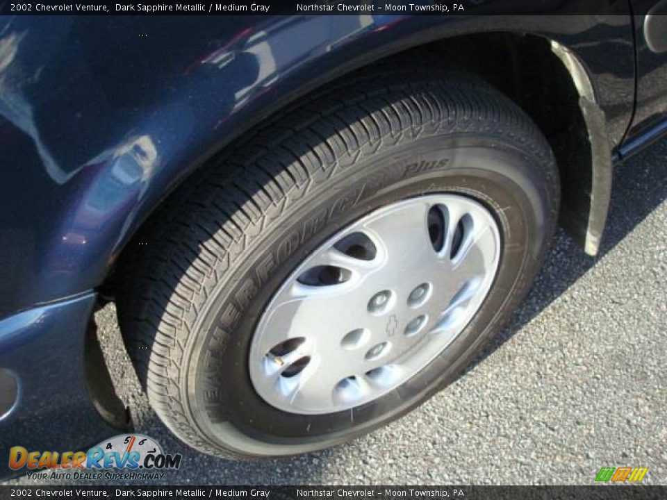 2002 Chevrolet Venture Dark Sapphire Metallic / Medium Gray Photo #9