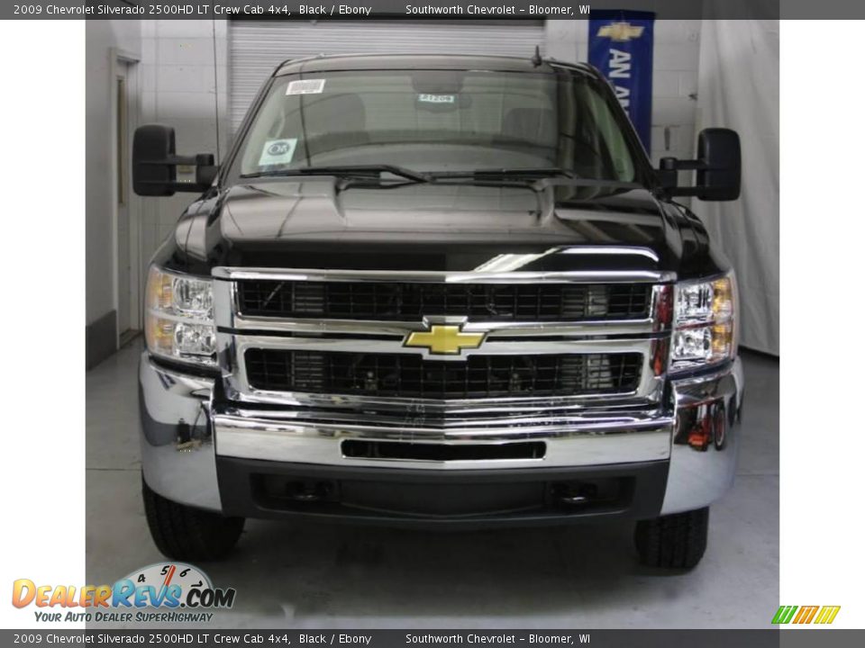 2009 Chevrolet Silverado 2500HD LT Crew Cab 4x4 Black / Ebony Photo #2