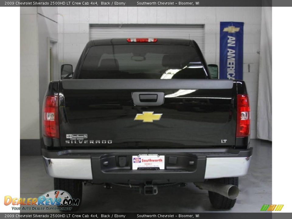 2009 Chevrolet Silverado 2500HD LT Crew Cab 4x4 Black / Ebony Photo #3