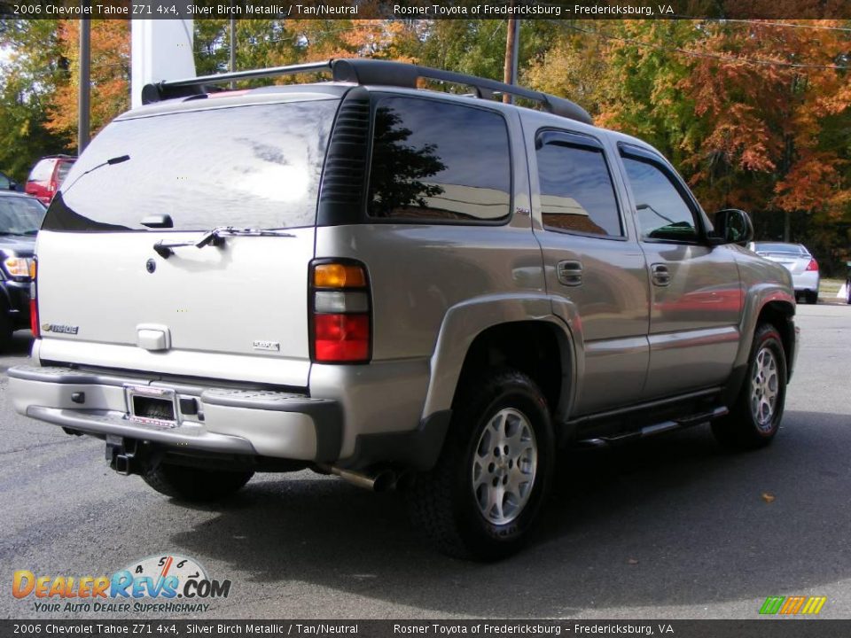 2006 Chevrolet Tahoe Z71 4x4 Silver Birch Metallic / Tan/Neutral Photo #3