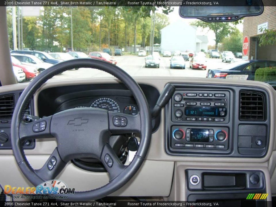 2006 Chevrolet Tahoe Z71 4x4 Silver Birch Metallic / Tan/Neutral Photo #11