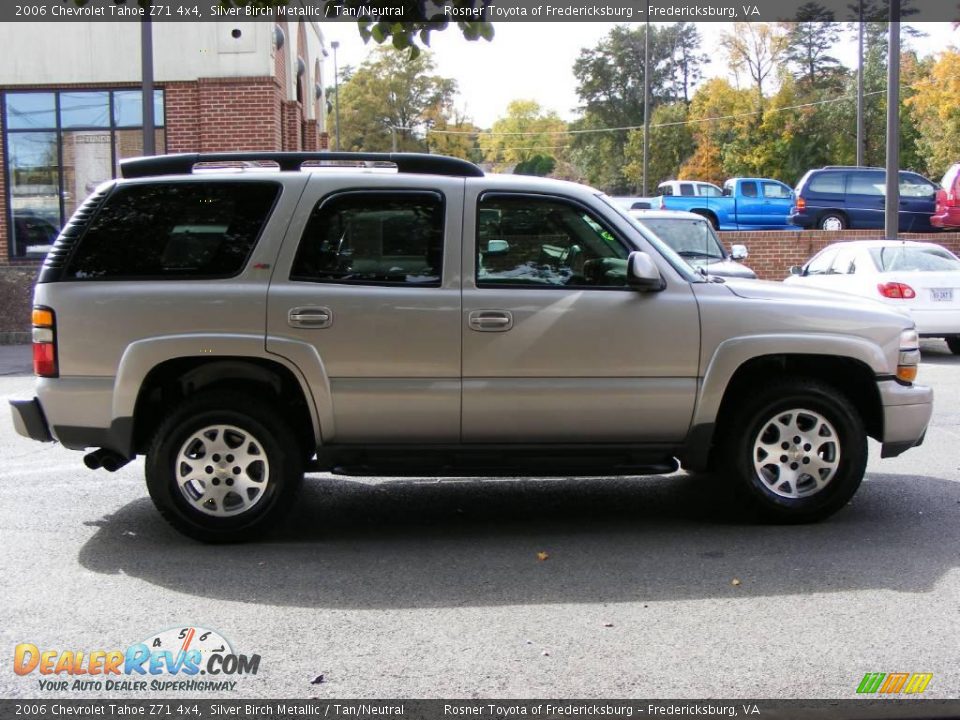 2006 Chevrolet Tahoe Z71 4x4 Silver Birch Metallic / Tan/Neutral Photo #26