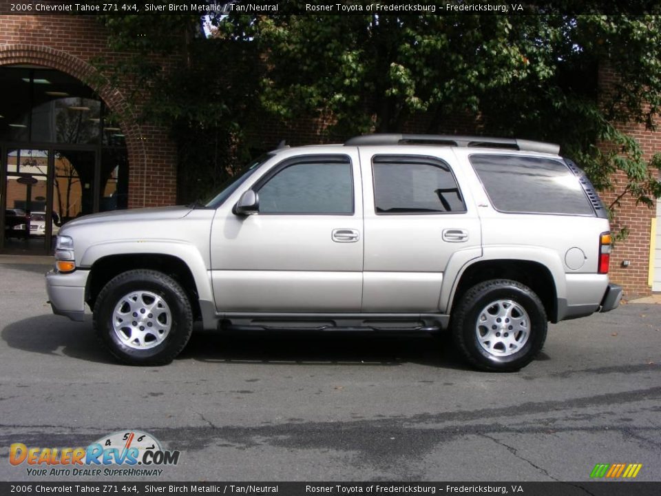 2006 Chevrolet Tahoe Z71 4x4 Silver Birch Metallic / Tan/Neutral Photo #28