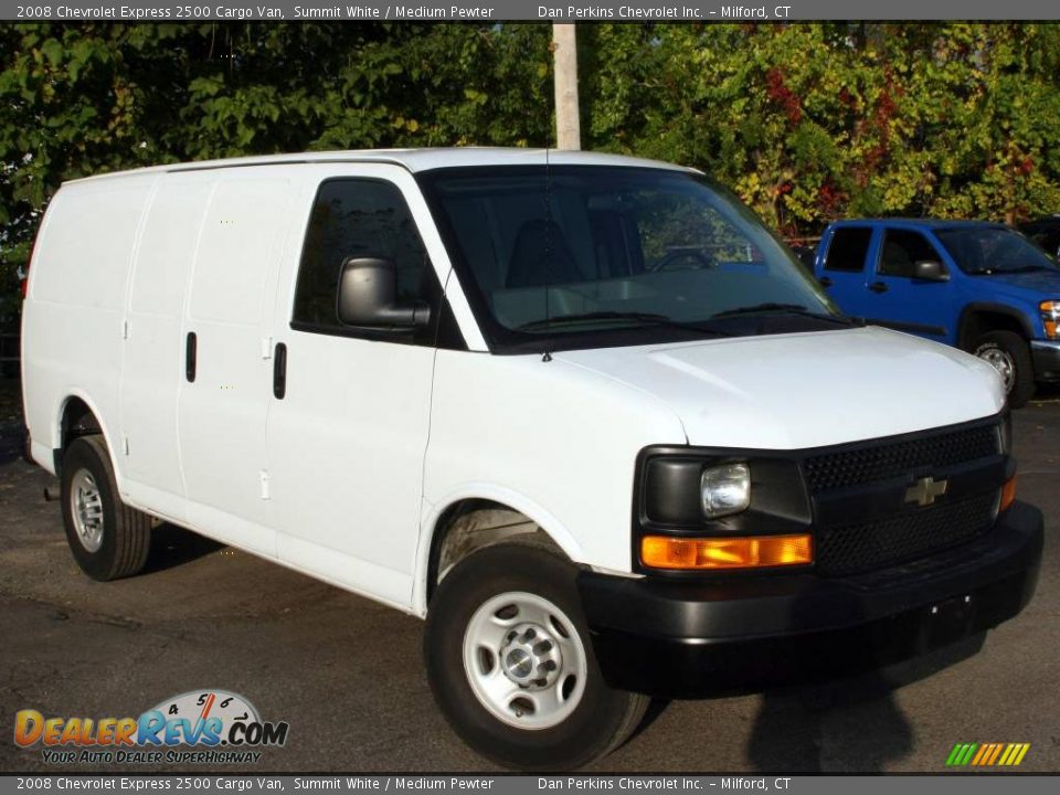 2008 Chevrolet Express 2500 Cargo Van Summit White / Medium Pewter Photo #3