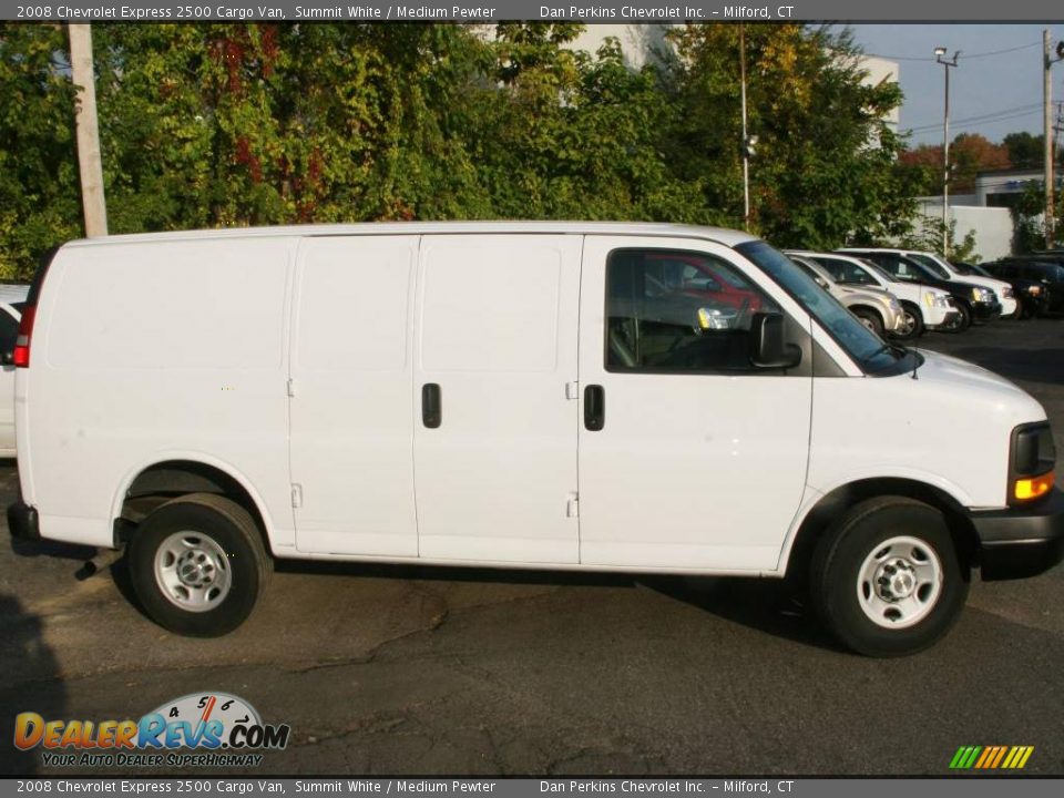 2008 Chevrolet Express 2500 Cargo Van Summit White / Medium Pewter Photo #4