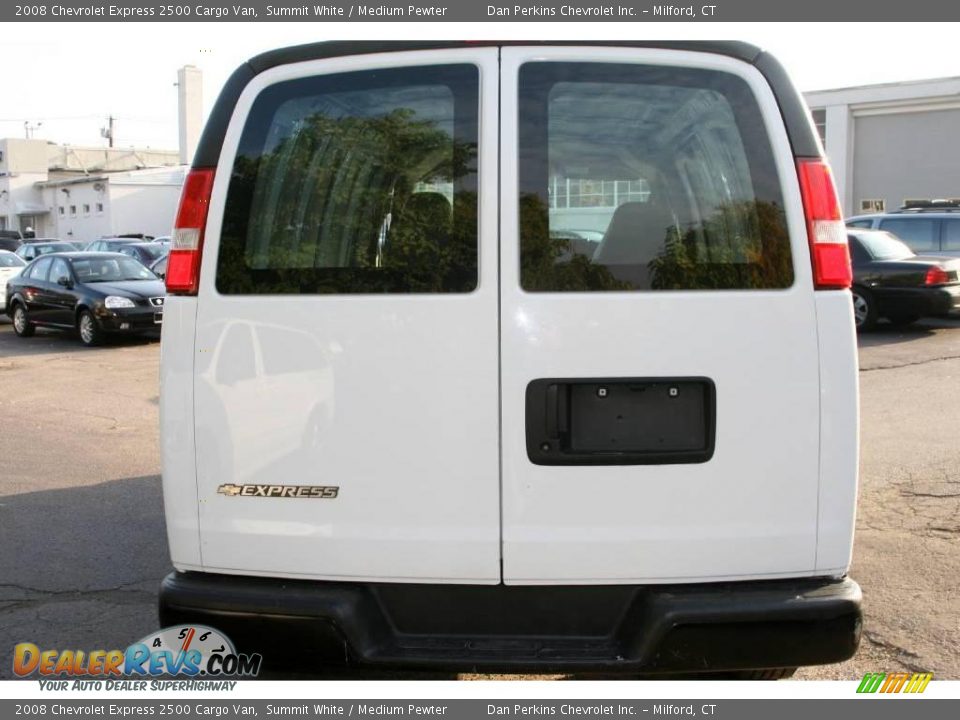 2008 Chevrolet Express 2500 Cargo Van Summit White / Medium Pewter Photo #5