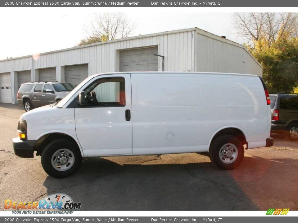 2008 Chevrolet Express 2500 Cargo Van Summit White / Medium Pewter Photo #7