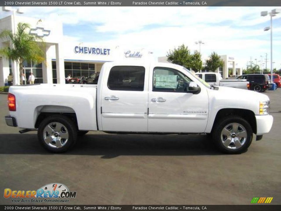 2009 Chevrolet Silverado 1500 LT Crew Cab Summit White / Ebony Photo #6