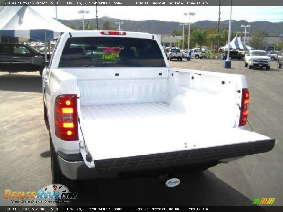 2009 Chevrolet Silverado 1500 LT Crew Cab Summit White / Ebony Photo #8