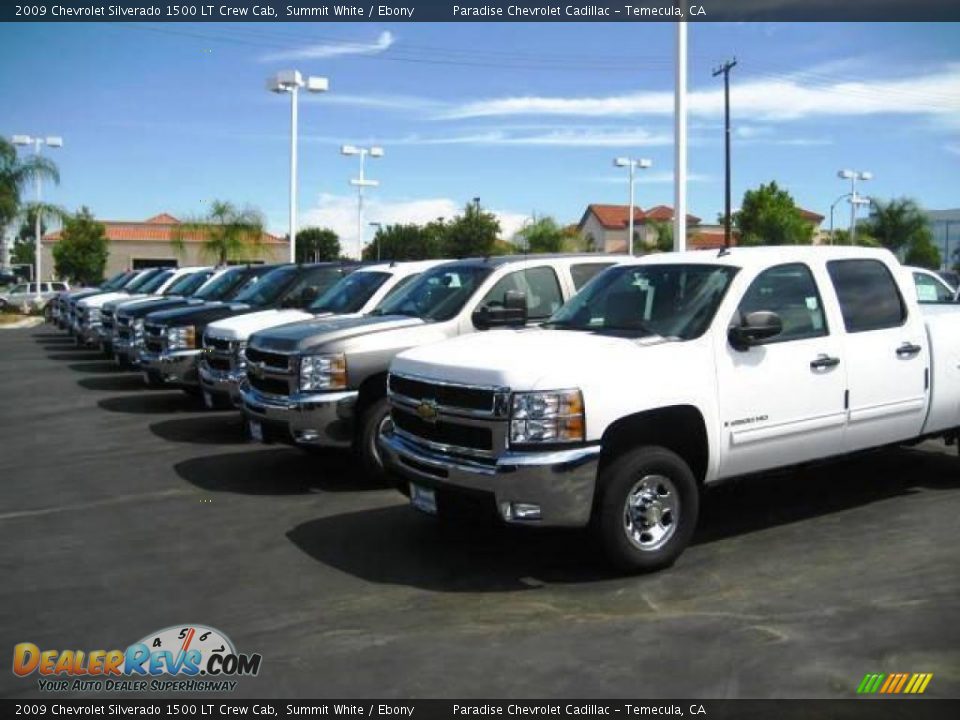 2009 Chevrolet Silverado 1500 LT Crew Cab Summit White / Ebony Photo #10